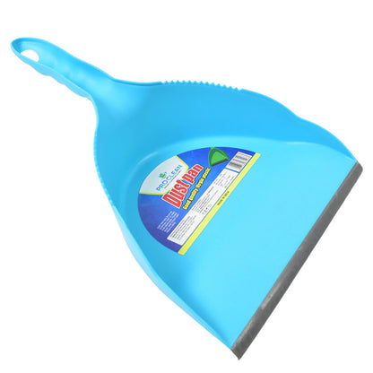 Heavy-Duty Plastic Dustpan with Handle – Durable & Lightweight Cleaning Tool (1 Pc)