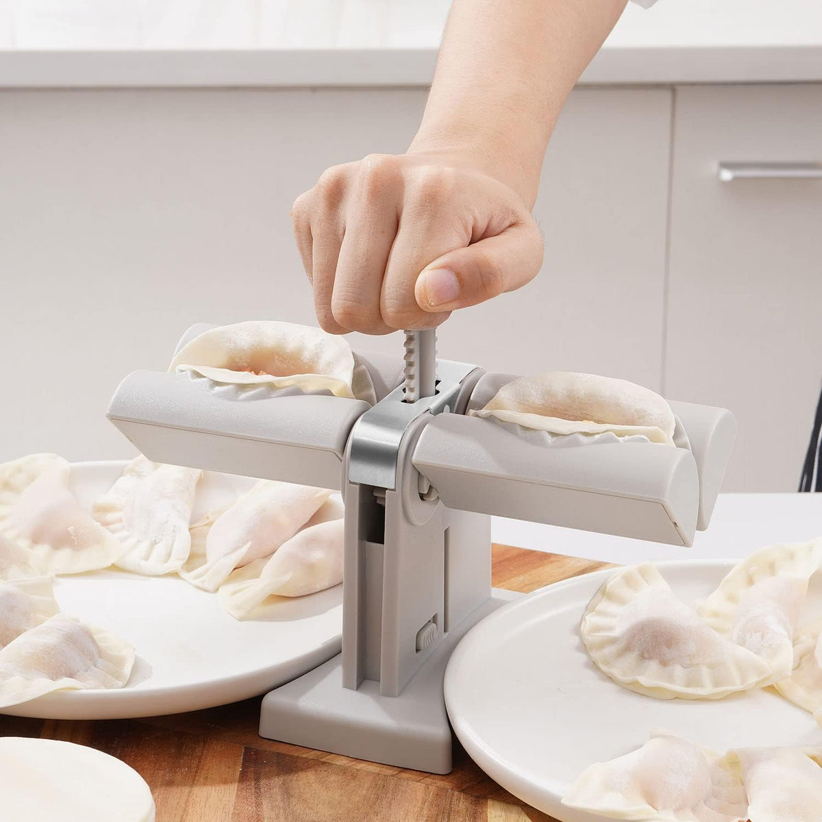 Dumpling Maker Molddouble Head Dumpling Mold Wrap Two At A One Timehousehold Dumpling Maker Mouldeasy-tool For Making Dumplingsdumpling Press Mold Kitchen Accessories HP DD
