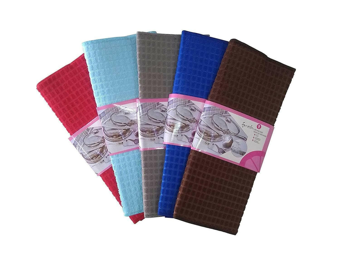 Microfiber Super Absorbent Kitchen Counter Mat Pad (Single Piece) - HalfPe