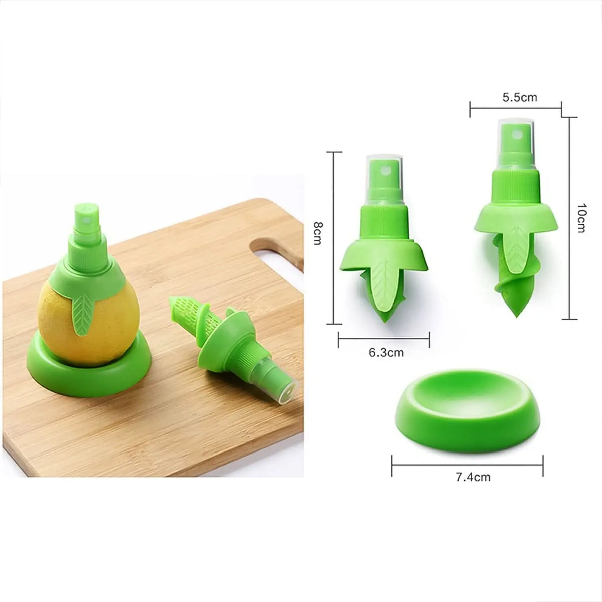 Creative Lemon Sprayer Fruit Juice Citrus Lime Juicer (3 Pcs Set) HP DD