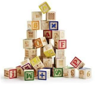 High Quality ABC Wooden Blocks - Alphabets and Numbers - HalfPe