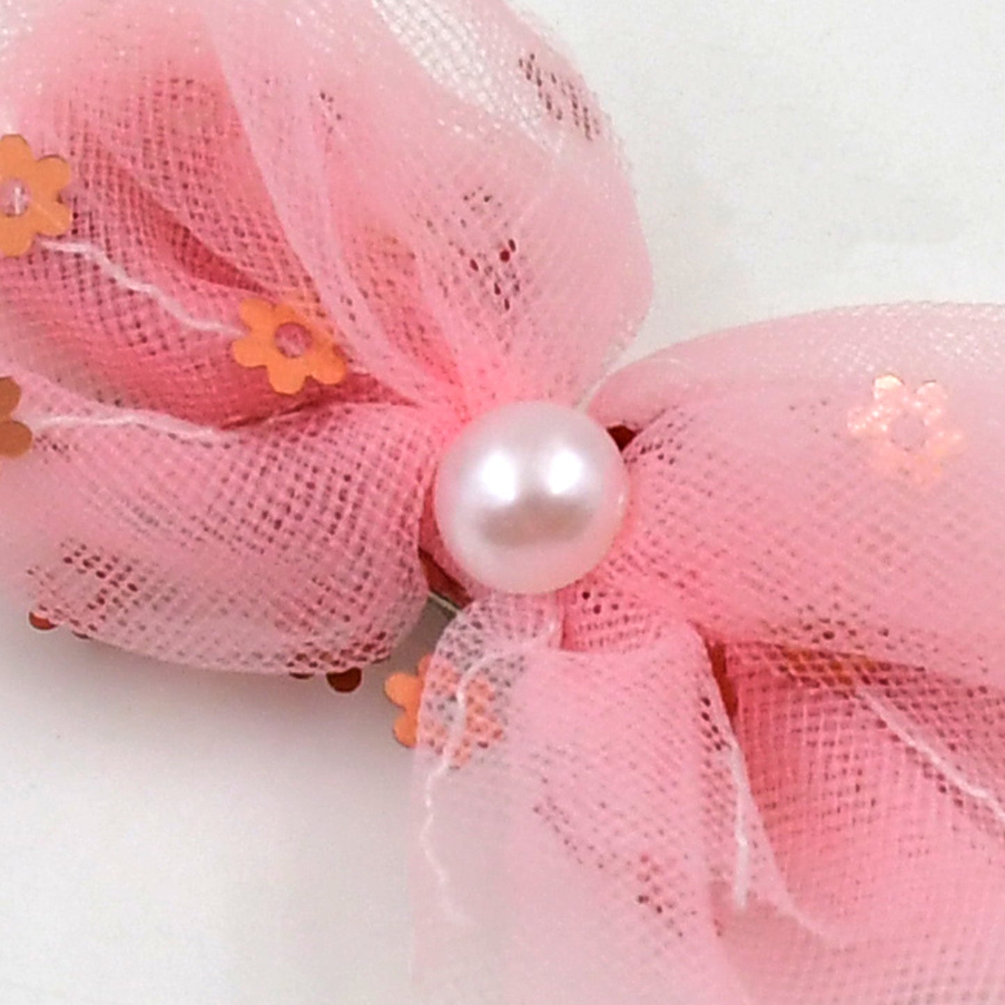 Hair Bow Knot Clip Suitable For Girls, Heart-Shaped Bow Children's Lovely Clips With Shiny Accessories(1 Pc)
