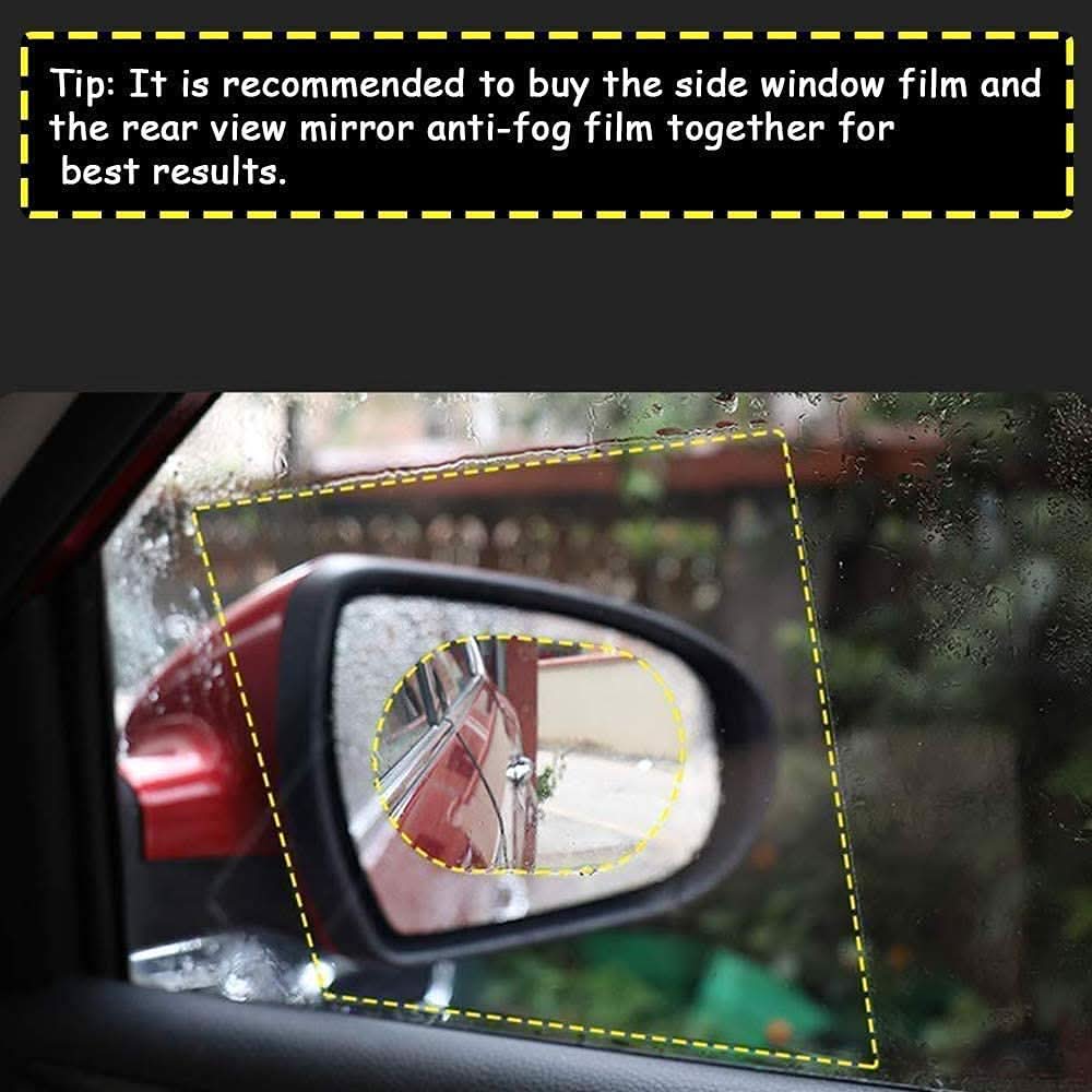 Rearview Mirror Protective Film – Anti-Scratch, Anti-Fog & Waterproof