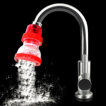 Big Plastic 360-degree Shower Head Faucet