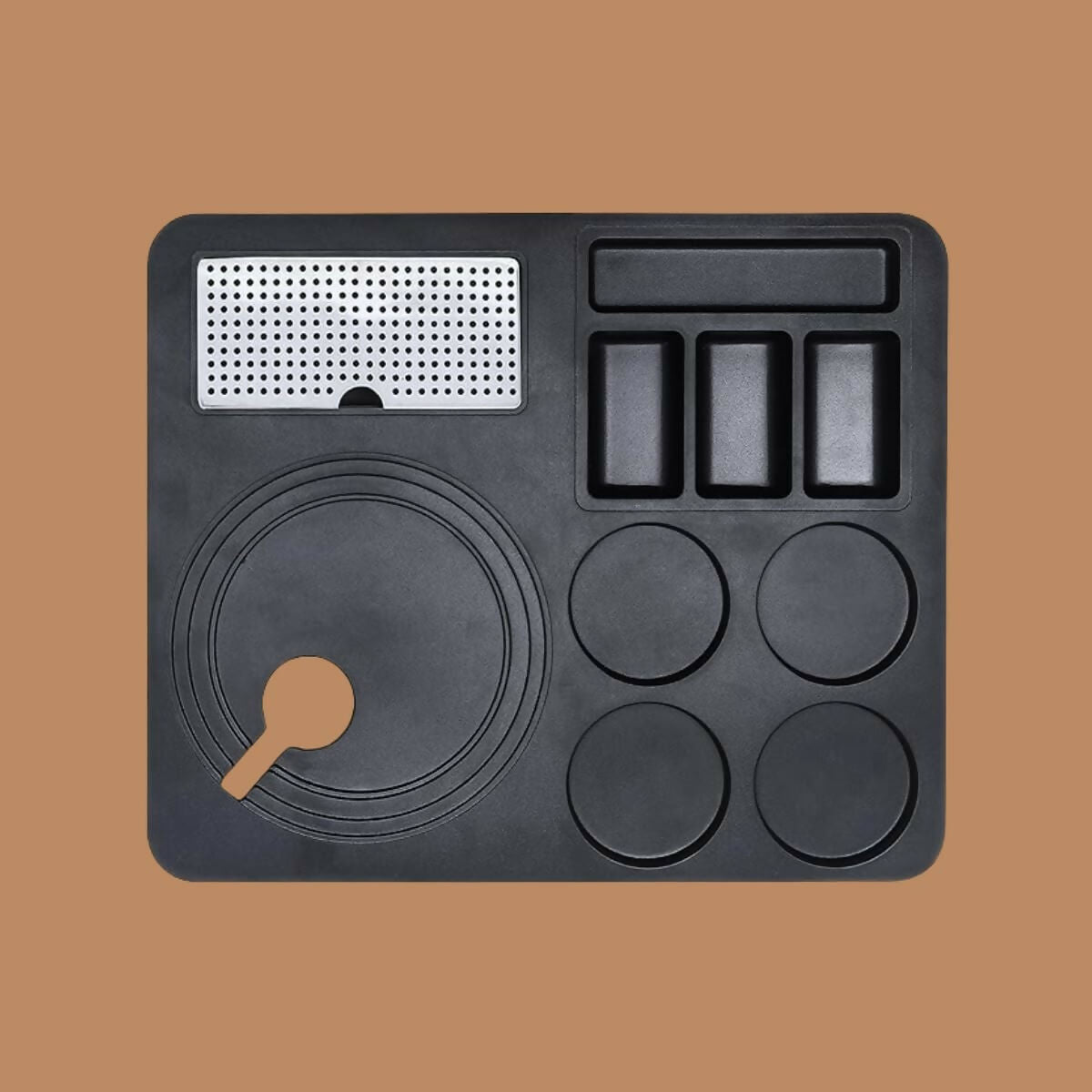 Premium Hospitality ABS Plastic Kettle Tray: Serve Sophistication | Hotel Room Tea Tray | Compatible with All Electric Kettle