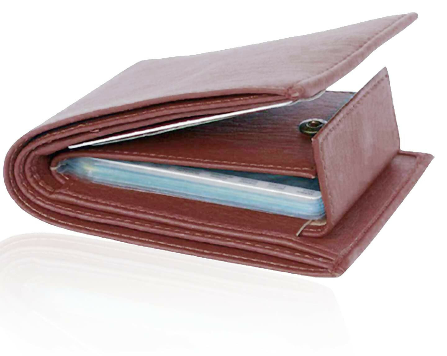 TAN BROWN WALLET Men Casual Artificial Leather Wallet