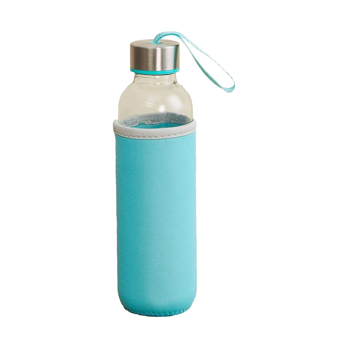 Glass Water Bottle (500 Ml) With Cover HP DD