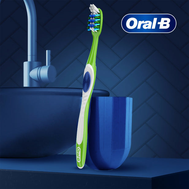 Oral-B CrissCross Manual Toothbrush – Family Pack of 4 HalfPe - FW -TPT