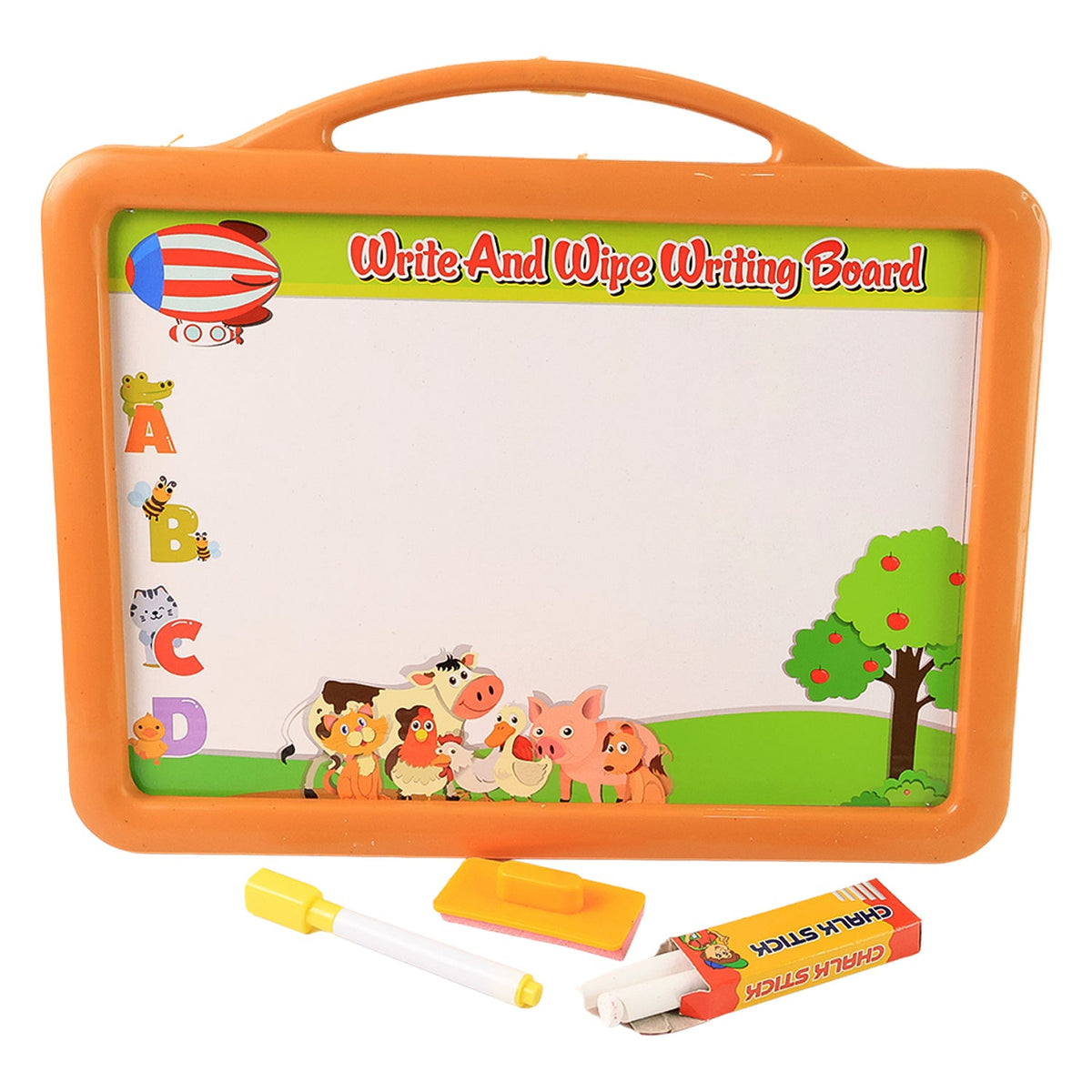 2-in-1 Double-sided Write And Wipe Educational Drawing Board For Kids (1 Set) HP DD