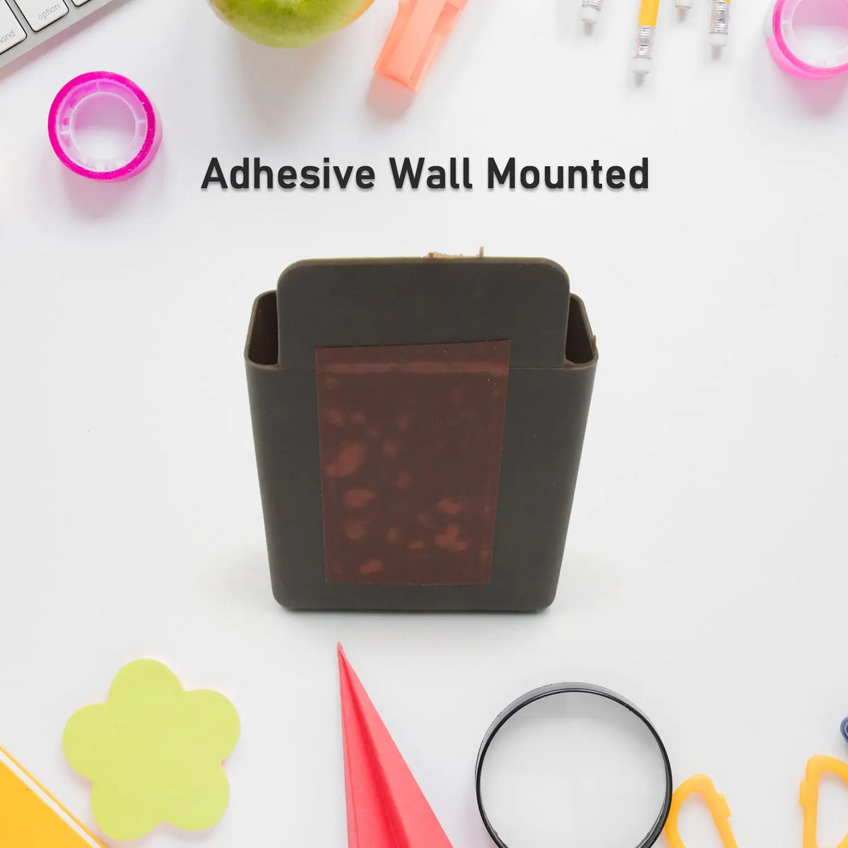 Multipurpose Plastic Wall Mounted Remote  Mobile Holder Stand  (Pack Of 4) HP DD