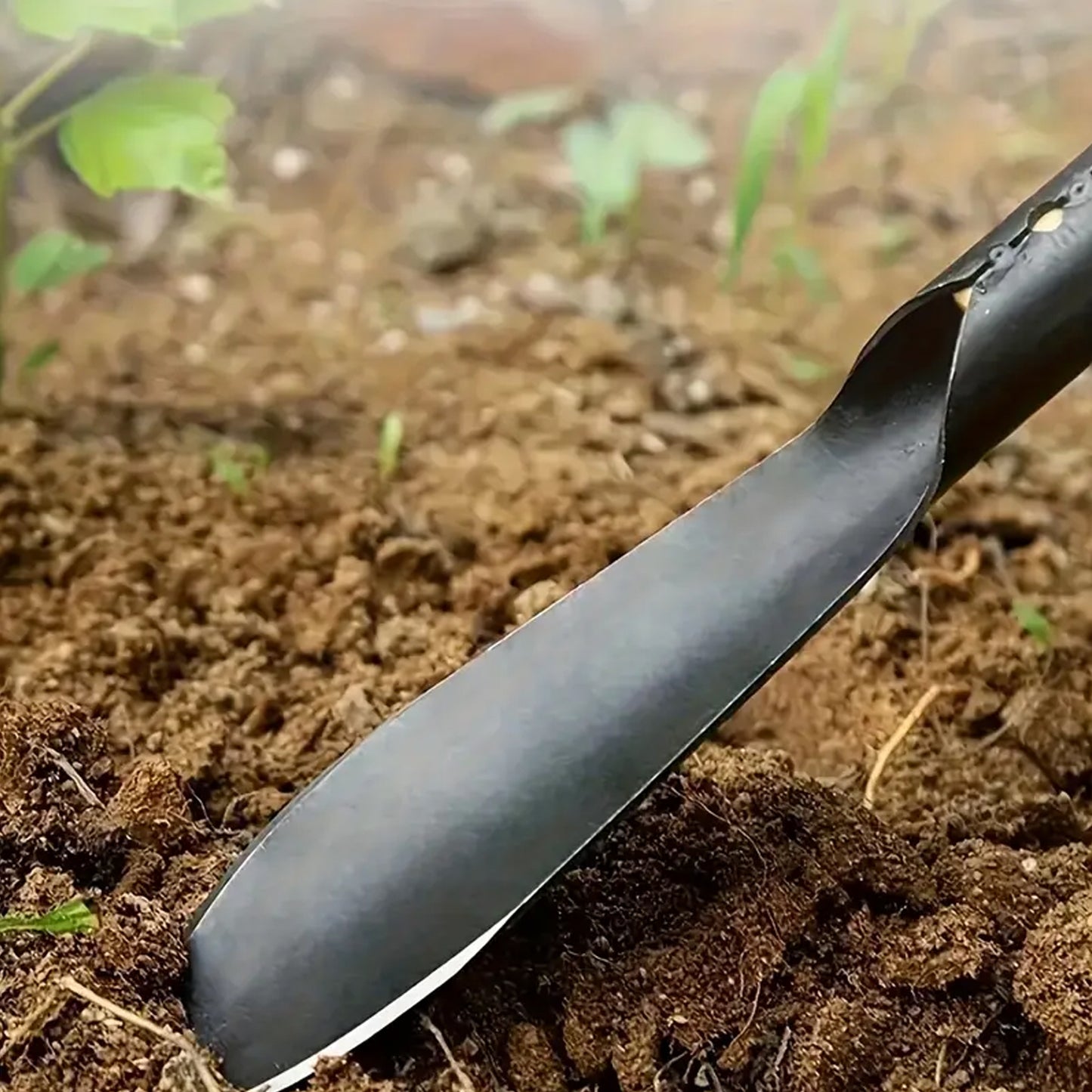 Heavy Duty Gardening Trowel With Wooden Handle (1 Pc)