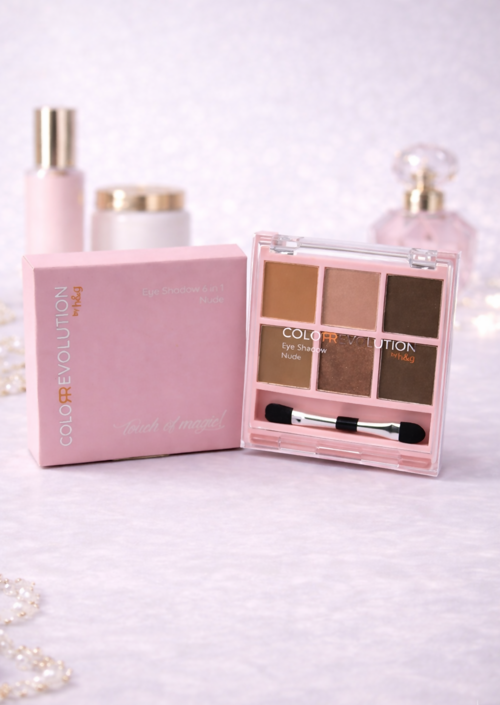 Color Revolution eyeshadow 6 in 1 nude - touch of magic