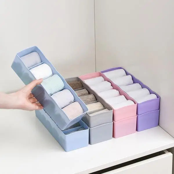Dividers Tray Organizer Clear Plastic Bead Storage Tray (Multicolour) HP DD