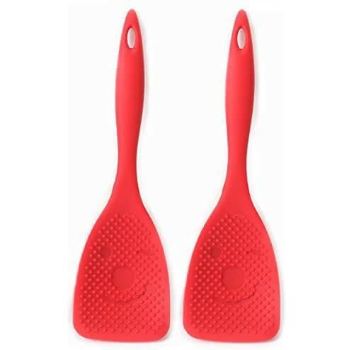 P-plus international silicone rice spoon (pack of 2) - HalfPe