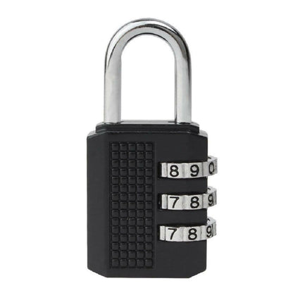 3 Dial Lock Combination Padlock