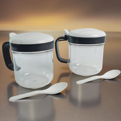 Apex Pickle Container Set – 2 Pc Durable & Airtight Storage Jars for Pickles & Spices