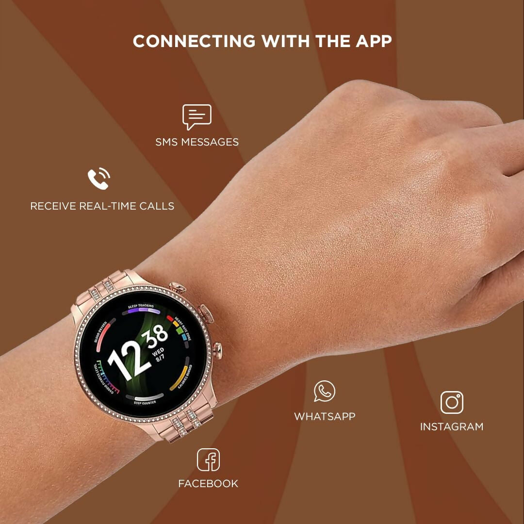 GEN 9 Women's Smartwatch with HD Display (Rose Gold)