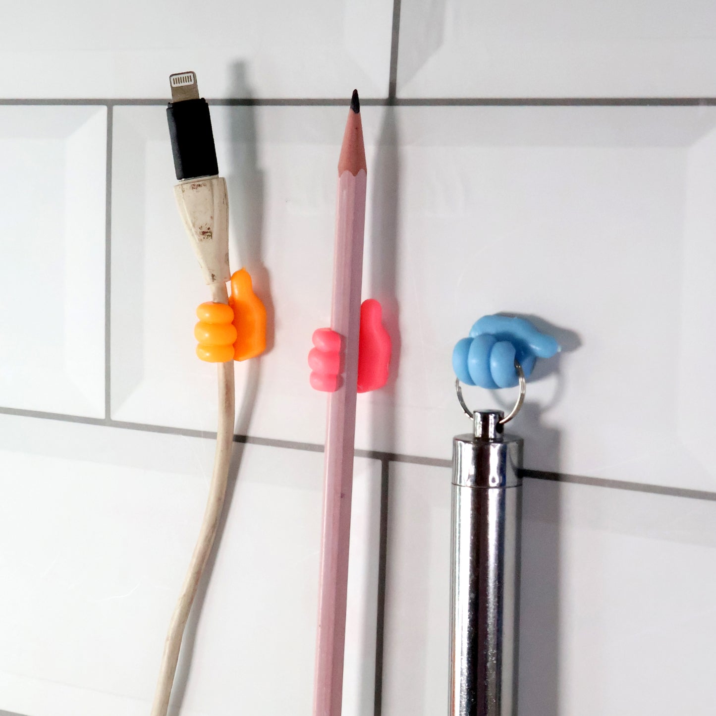 Mini Multi-Purpose Utility Hangers for Thumb-Style Anti-Slip Hooks for Drying Socks, - (10 Pc)