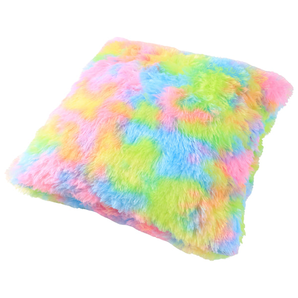 Soft Plush Multicolor Rainbow Cushion Pillow (1 Pc)