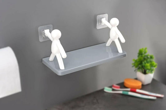 Floating Shelves Wall Mounted Shelves Wall Shelf for Kitchen Bathroom - HalfPe