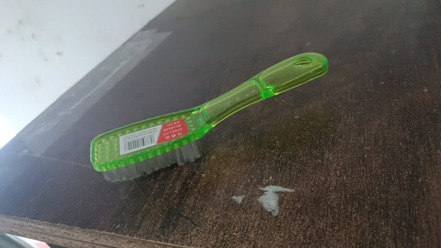 Plastic Handle Shoes Clothes Scrubbing Brush (1 Pc  Mix Color  19 Cm)