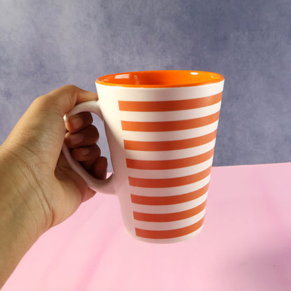 tylish Melamine Coffee Mug | 1 Pc Mix Design Premium Tea & Coffee Cup with Comfortable Handle (Approx 350ml  1 Pc)