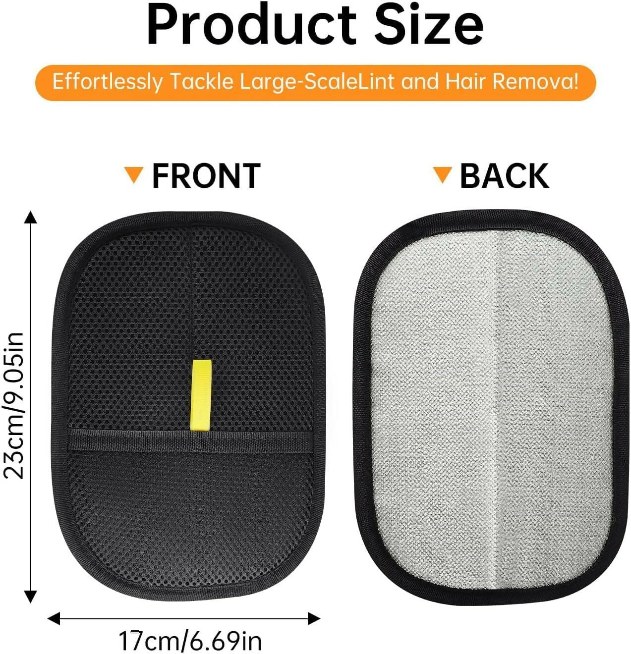 Upgraded Electrostatic Pet Hair Remover Gloves Reusable Cat & Dog Hair Removal Tool for Furniture, Couch, Carpet & Curtains Gentle Grooming Glove for Pets (Pack of 1)