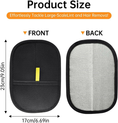 Upgraded Electrostatic Pet Hair Remover Gloves Reusable Cat & Dog Hair Removal Tool for Furniture, Couch, Carpet & Curtains Gentle Grooming Glove for Pets (Pack of 1)