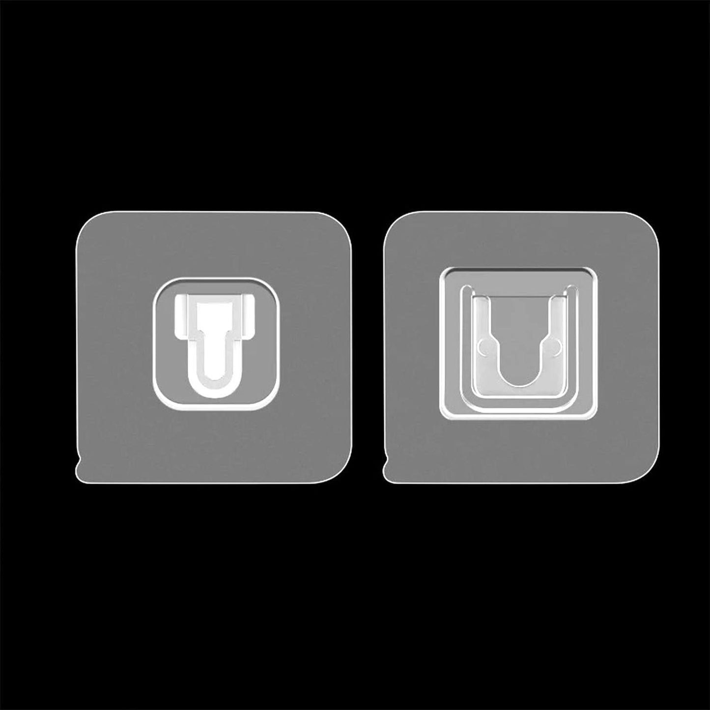 Magic Adhesive Plastic Wall Hooks Heavy Duty Hooks (Pack Of 20)