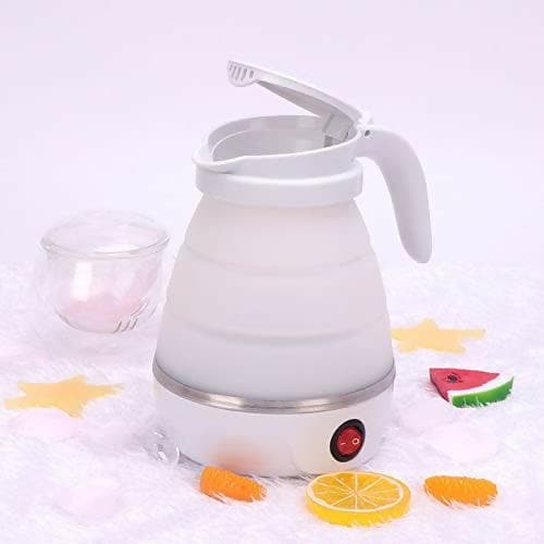 Silicone Foldable Travel Electric Portable Kettle (600ML) - HalfPe