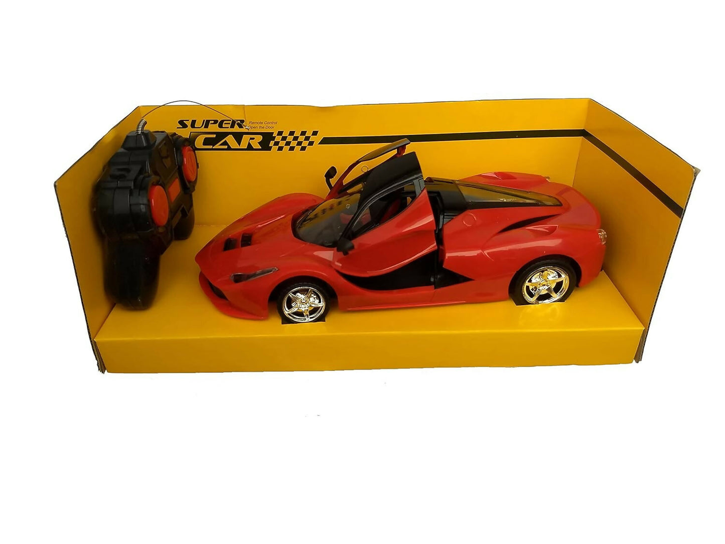 Ferrari-Style RC Car with Functional Doors (Red)