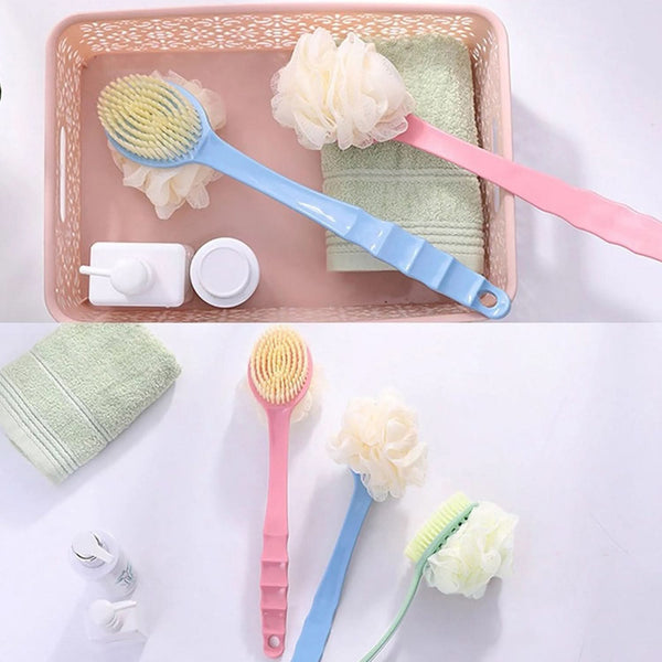 2in1 Bath Brush With Long Handle