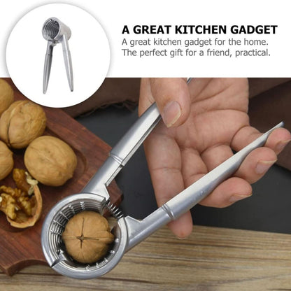Luxury Stainless Steel Walnut & Nut Cracker with Bottle Opener