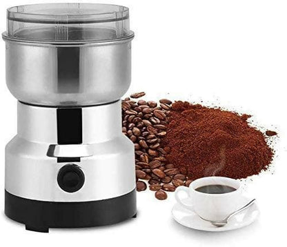 150W 300ML Stainless Steel Electric Coffee Machine Bean Grinder BLENDERS for Kitchen, Office, Home Use Grains Grinding Machine - HalfPe