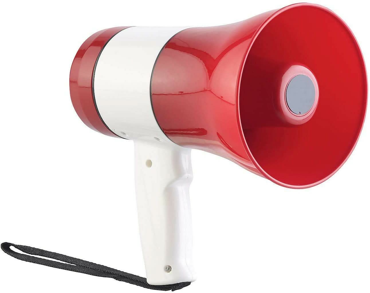 Handheld Megaphone with Recorder, USB Input Announcing & Siren Functio