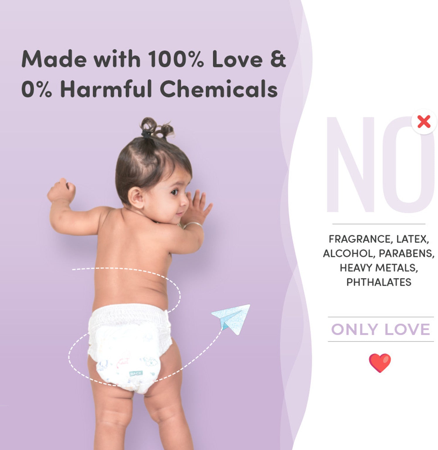 MYLO Baby Diaper Pants, Super Absorbent with Aloe Vera, Leak Proof, Anti Rash,Jumbo Pack - L (64 Pieces)