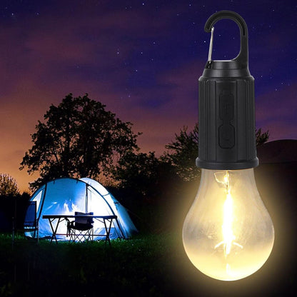Rechargeable LED Camping Tent Lantern – 3 Lighting Modes, Clip Hook Included (1 Pc)