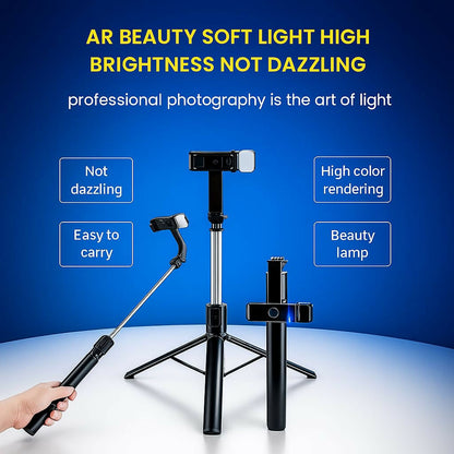 3-in-1 Bluetooth Selfie Stick with Tripod & LED Light Dreams Gadgets