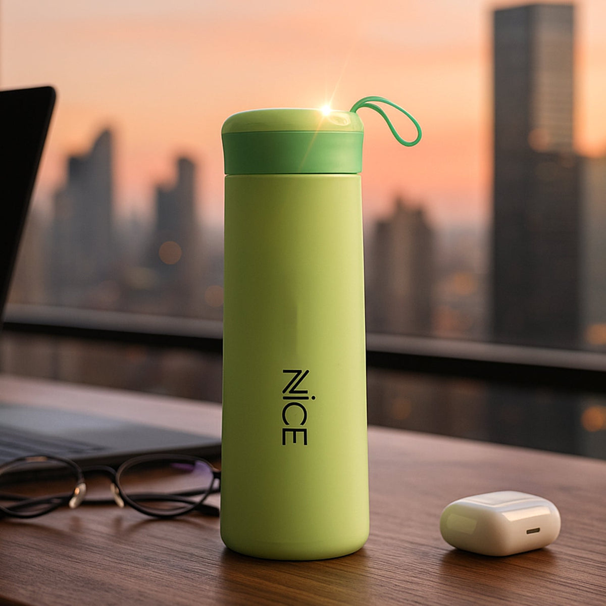 Leak-proof Plastic Vaccum Flask - (1 Pc  400ml) HP DD