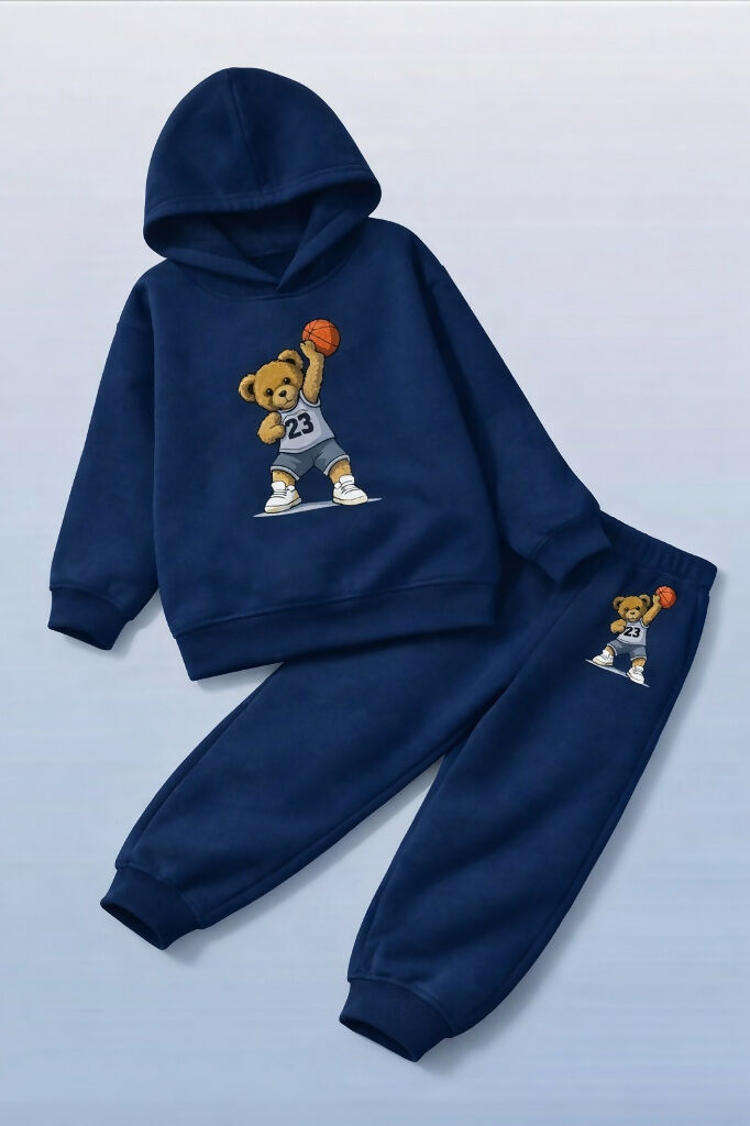 Kids Casual Hoodie & Jogger Co-Ord Set Luck Fashion