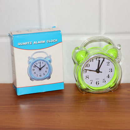 Classic Quartz Alarm Clock with Compact Analog Table Clock for Bedroom, Office &amp; Study Desk (1 Pc)