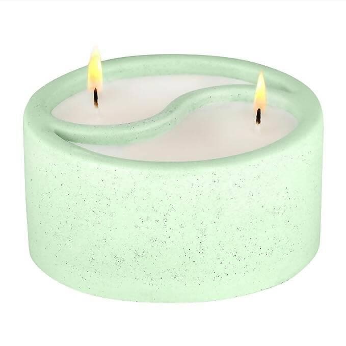 PROSPERRO LUMO by Parkash Candles Yin Yang Scented Candle (Green) - HalfPe