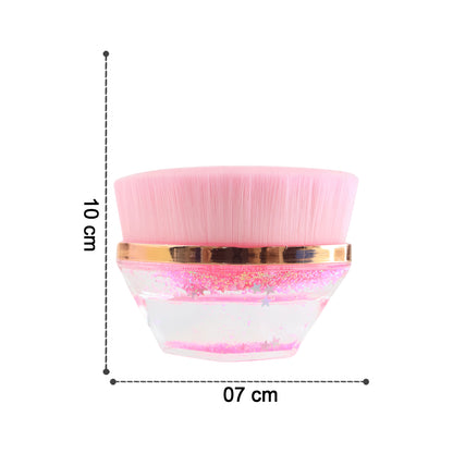 Glitter Cosmetic Brush with Starry Gel Base – Perfect for Makeup and Skincare Application(1 Pc)