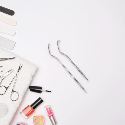 7 In 1 Stainless Steel Toothpick Flossier Set (1 Set  With Case)