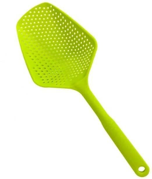 P-plus international nylon slotted skimmer for cooking (Green) - HalfPe