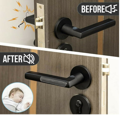 Self-Adhesive Clear Door Bumper Pads Wall Protector Rubber Stoppers for Doors, Cabinets & Furniture (10 Pcs)