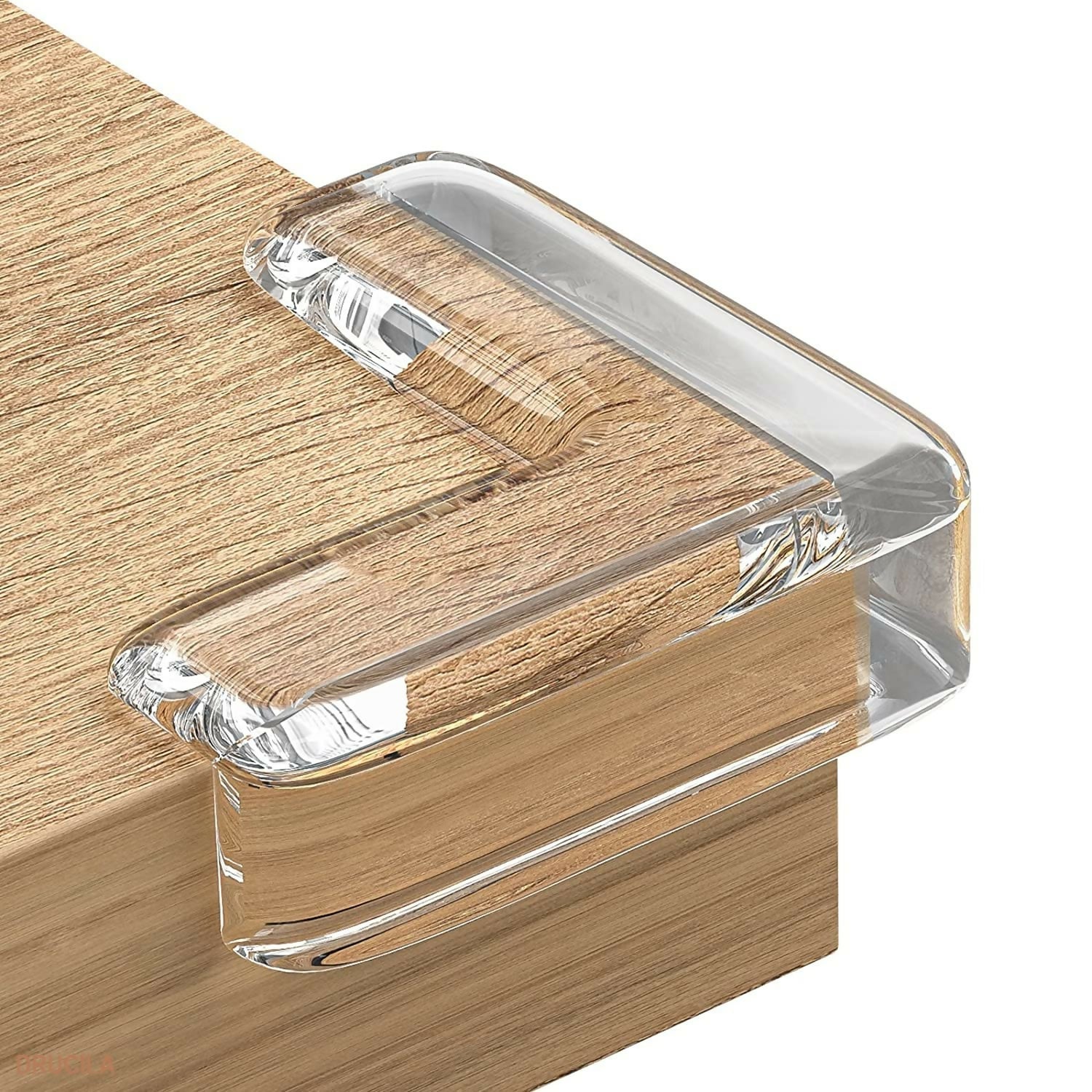 Clear Corner Protectors for Baby Safety (Pack of 4) Transparent Furniture Edge & Table Guards Soft Cushion Bumpers to Prevent Injuries from Sharp Corners