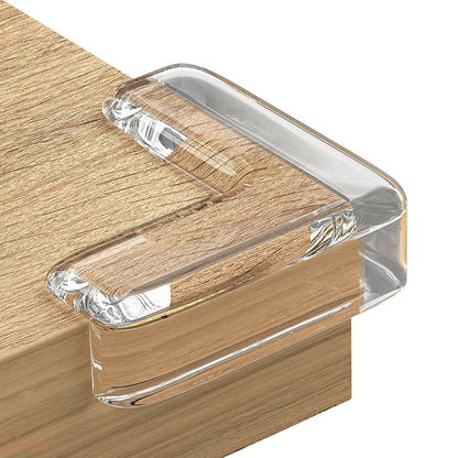 Clear Corner Protectors for Baby Safety (Pack of 4) Transparent Furniture Edge & Table Guards Soft Cushion Bumpers to Prevent Injuries from Sharp Corners