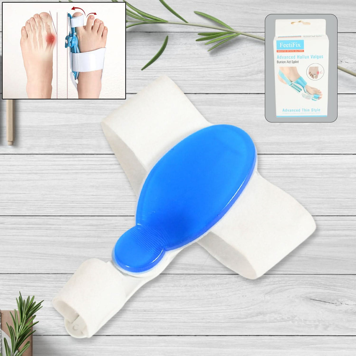 Adjustable Bunion Support Splint – Hallux Valgus Corrector for Men & Women HP DD