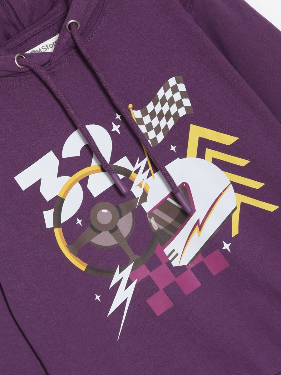 Let's Go Race Hooded Sweatshirt - KWW-AN-LGSW-0-6